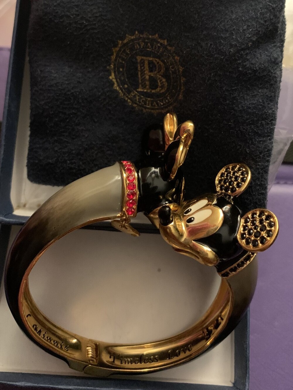 Bradford Exchange Mickey/Minnie Mouse Bracelet